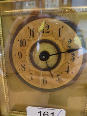 Lot 161 - A symphonion mantel clock with nine symphonion discs