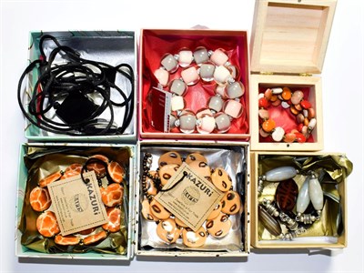 Lot 207 - A quantity of Kazuri and other costume jewellery including necklaces, bracelets etc