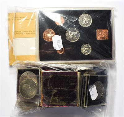Lot 220 - A collection of British Commemorative Coins and Medals consisting of:  2 x George V, 1935...