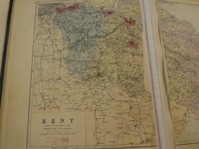 Lot 238 - George W. Bacon, New Large Scale Ordnance Atlas of the British Isles, no date, large quarto,...