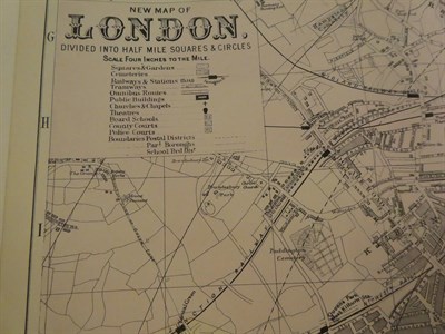 Lot 238 - George W. Bacon, New Large Scale Ordnance Atlas of the British Isles, no date, large quarto,...