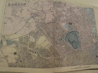 Lot 238 - George W. Bacon, New Large Scale Ordnance Atlas of the British Isles, no date, large quarto,...