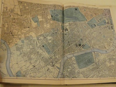 Lot 238 - George W. Bacon, New Large Scale Ordnance Atlas of the British Isles, no date, large quarto,...