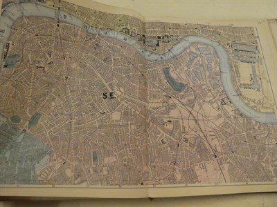 Lot 238 - George W. Bacon, New Large Scale Ordnance Atlas of the British Isles, no date, large quarto,...