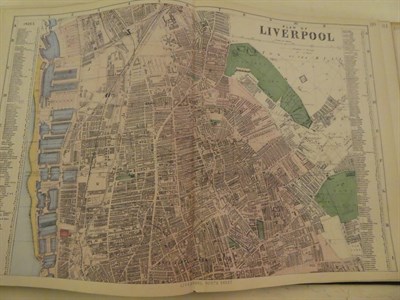Lot 238 - George W. Bacon, New Large Scale Ordnance Atlas of the British Isles, no date, large quarto,...