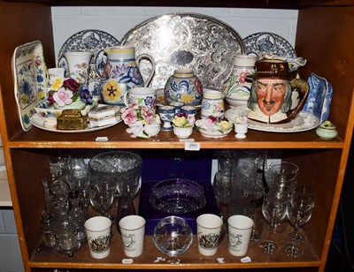 Lot 260 - A quantity of cut glass, including Edinburgh crystal fruit bowl in original box, decanter,...