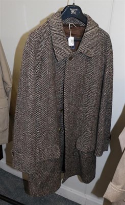 Lot 367 - Circa 1990/2000s Burberry men's classic single breasted wool overcoat, in mid brown...