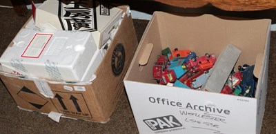 Lot 396 - A quantity of Corgi toys and other car models (in two boxes)