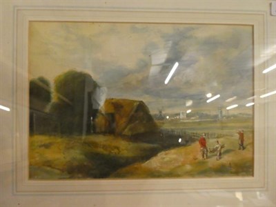 Lot 1032 - Sir Herbert Hughes-Stanton RA, Yorkshire landscape, together with a quantity of further pictures to