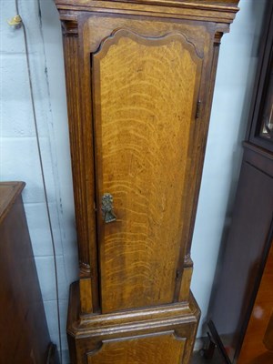 Lot 1091 - An oak thirty hour longcase clock, signed Jere/Standing, Bolton, late 18th century
