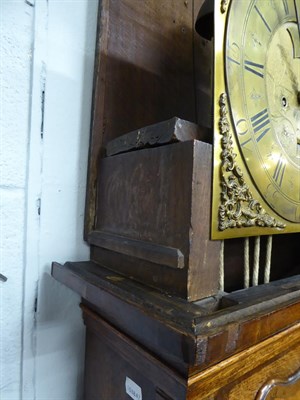 Lot 1091 - An oak thirty hour longcase clock, signed Jere/Standing, Bolton, late 18th century