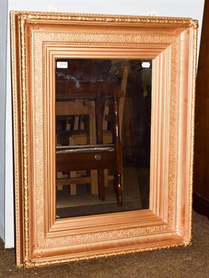 Lot 1218 - A gilt framed rectangular mirror, 72cm by 93cm