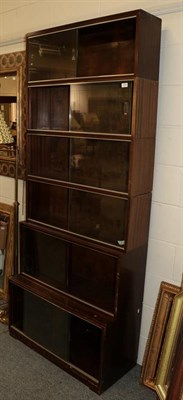 Lot 1283 - A six tier Globe Wernicke style stacking bookcase, by Minty of Oxford