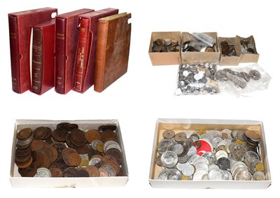 Lot 97 - ~ A Collection of coinage consisting of: Spain, a pardo coin album containing 157 x coins of...