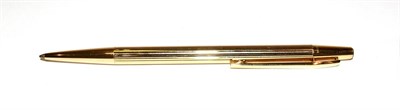 Lot 98 - ~ A Montblanc gold plated ballpoint pen