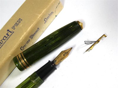 Lot 157 - A Conway Stewart Duo Point No.2 pencil, a Conway Stewart 15 fountain pen with 14K stamped nib,...