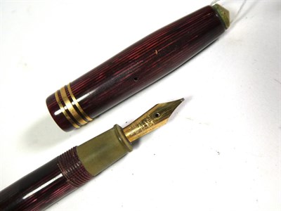 Lot 163 - Conway Stewart fountain pens: No's.15, 36, and 84 each with 14K stamped nibs and another Conway...