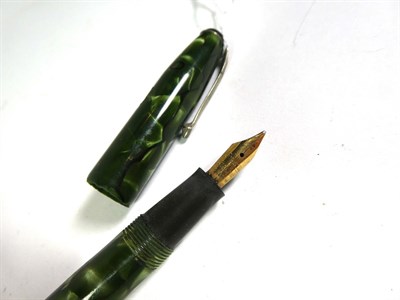 Lot 179 - Two Conway Stewart 15 fountain pens with nibs stamped 14ct, the ''Conway'' pen No.70 fountain...