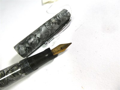 Lot 181 - A Wyvern Ambassador fountain pen with nib stamped 14ct, a Swan No.2 fountain pen with nib...
