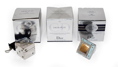 Lot 221 - Christian Dior Parfums items including two Dior Play extreme shine lip glosses (both boxed), a Dior