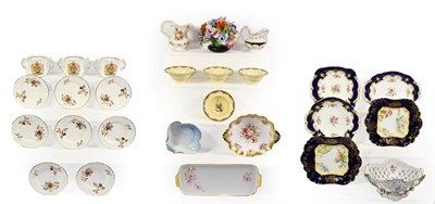 Lot 333 - Two trays of decorative ceramics including Coalport plates Bing & Grondhal dish, Hammersley...