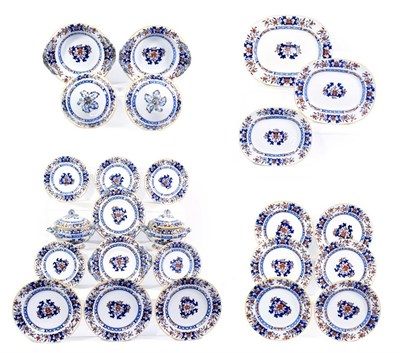 Lot 387 - A Victorian Mintons part dinner service including vegetable dishes, sauce tureens and ladles...