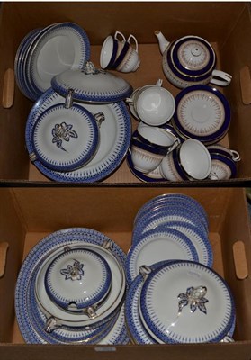 Lot 393 - Royal Doulton and Burslem part dinner service together with a Royal Worcester Regency pattern...