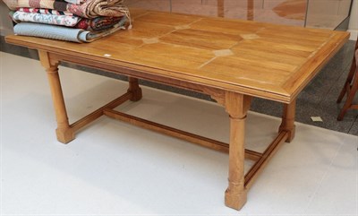 Lot 1283 - A Barker & Stonehouse Flagstone dining table, 190cm by 100cm by 76cm high