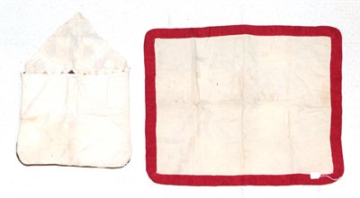 Lot 2003 - Late 19th Century Bedding and Accessories, comprising a patchwork pyjama case of envelope form,...