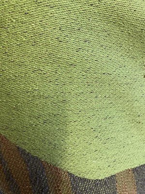 Lot 2012 - Circa 1960s 'Karima Green' Made for Morton Sundour Fabrics, designer unknown, woven in greens,...