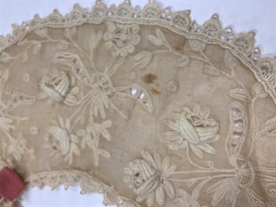 Lot 2033 - Assorted Lace Costume Accessories and Other Items, comprising toddler's cream silk dress,...