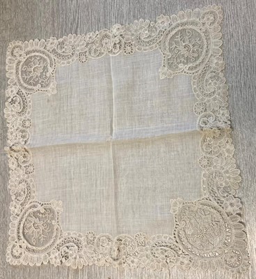 Lot 2040 - Fifteen Assorted 19th Century and Early 20th Century Handkerchiefs, in cotton and silk with...