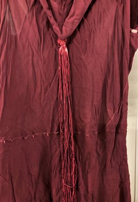 Lot 2067 - Circa 1930-40s Ladies' Eveningwear, comprising a silk floral printed bias cut evening dress, with a