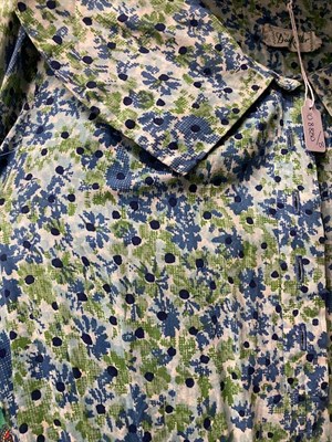 Lot 2084 - Circa 1940-50s Cotton Day Dresses and Other Items, comprising cotton floral printed long sleeve...