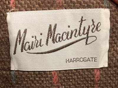 Lot 2088 - Circa 1950-70s Ladies' Costume, including Mairi McIntyre Harrogate brown wool two-piece suit...