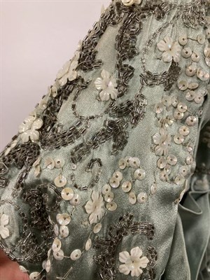 Lot 2091 - Circa 1950-60s Evening Dresses, comprising a Worth London pink satin strapless dress, pink...