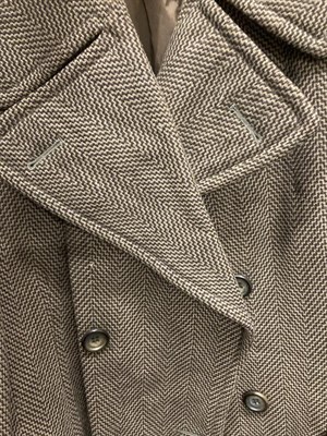 Lot 2096 - Circa 1950s and Later Gentlemen's Clothing, comprising a brown striped wool jacket; Rowcliffes...