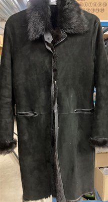 Lot 2111 - Modern Ladies' Clothing, comprising a Joseph black shearling coat with black leather trims...