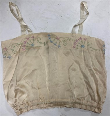 Lot 2143 - Mainly Early 20th Century Ladie's Silk and Other Undergarments, negligees, stockings in...
