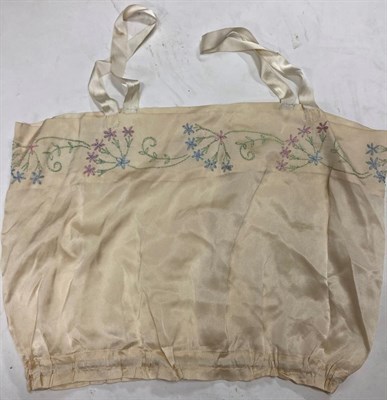 Lot 2143 - Mainly Early 20th Century Ladie's Silk and Other Undergarments, negligees, stockings in...