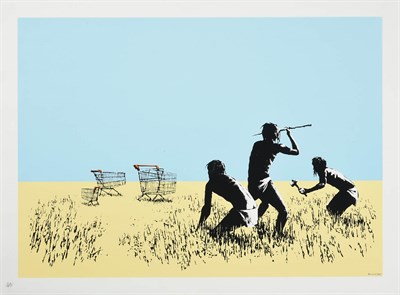 Lot 1025 - Banksy (b.1973) ''Trolleys'' Signed and numbered 510/750, with the publisher's blindstamp, Pictures