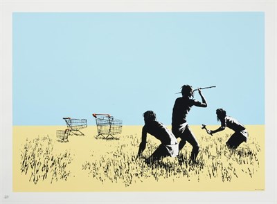 Lot 1025 - Banksy (b.1973) ''Trolleys'' Signed and numbered 510/750, with the publisher's blindstamp, Pictures