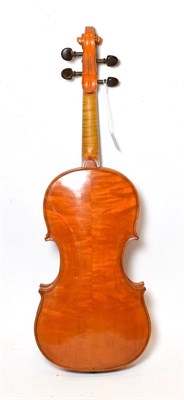 Lot 3019 - Violin 14'' two piece back by John Mather, labelled 'John Mather Harrogate 2001 no.42' cased