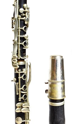 Lot 3025 - Clarinet By F. Buisson (Paris) bell and upper joint both stamped with maker's name, with...