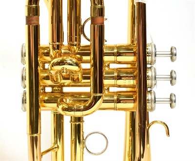 Lot 3028 - Cornet Yamaha YC2330ii no.T15028, in manufacturer's case, with mouthpiece and Denis Wick...