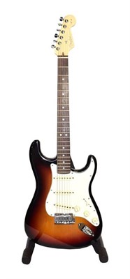 Lot 3031 - Fender 60th Anniversay Stratocaster Guitar Made in USA serial number L6023441, with three...