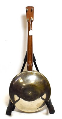 Lot 3041 - Banjo 4 string, 18 frets, 11'' head, headstock stamped 'The Windsor Tenor Popular Model 3',...