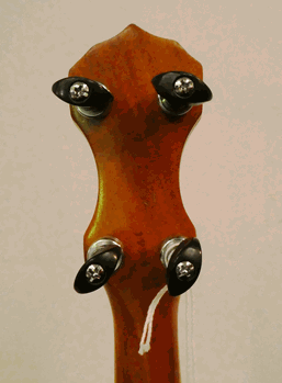 Lot 3043 - Banjo 5 string, 22 frets, 11'' head, headstock with plaque 'John Grey & Sons London' hoopstick...