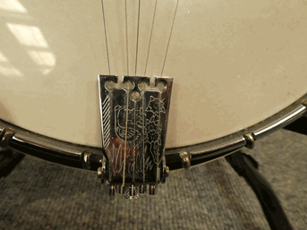 Lot 3045 - Epiphone By Gibson Five String Banjo 11'' head, 22 frets, last fret inlayed 'Masterbuilt',...