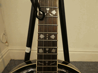 Lot 3045 - Epiphone By Gibson Five String Banjo 11'' head, 22 frets, last fret inlayed 'Masterbuilt',...